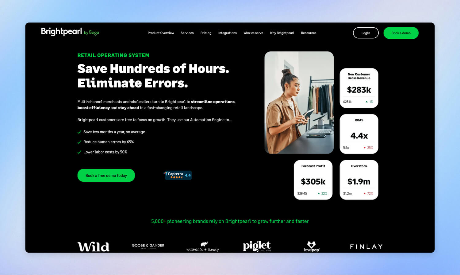 Brightpearl retail operations platform