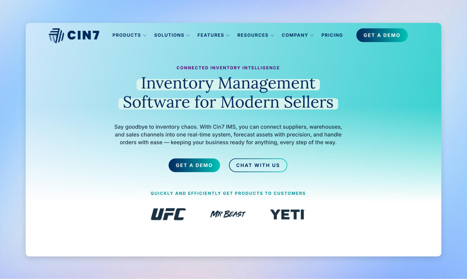 Cin7 inventory and order management platform