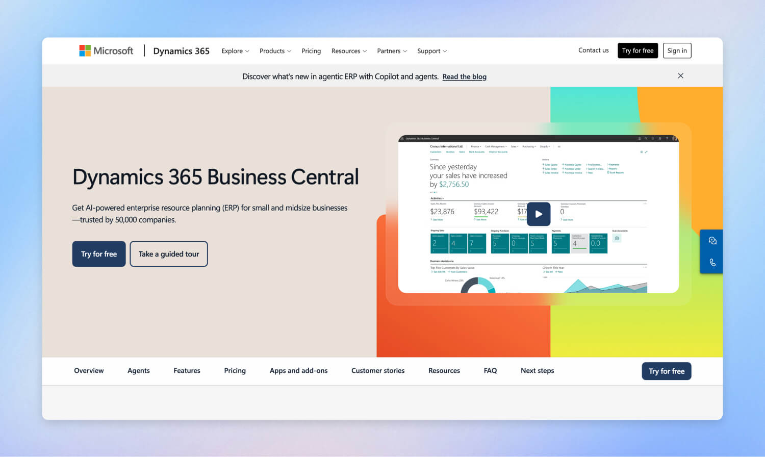Microsoft Dynamics 365 Business Central ERP